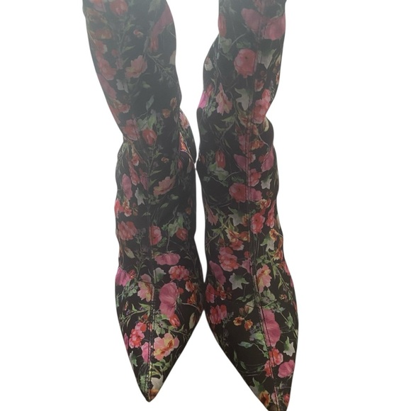 Steve Madden Lombard Floral Sock boots - Picture 1 of 15